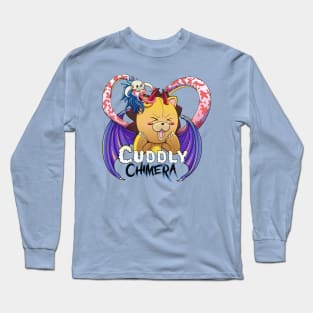 Vintage anime kawaii cuddly chimera Long Sleeve T-Shirt